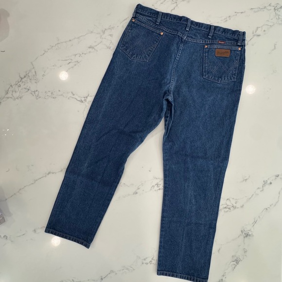 Rigid Wrangler Cowboy Cut Western Relaxed Fit Jeans Mens 42x32 Rodeo Ranch Denim - Picture 1 of 10